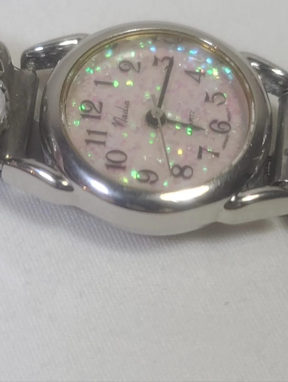 Nadia Women’s Native American Benjamin James Sterling Silver Opal Inlay Watch